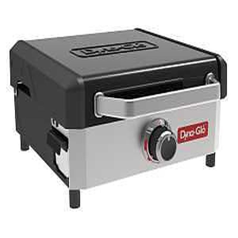 Dyna-Glo DGL260SNP Griddle Gas Grill, 18,000 Btu, LPG, 1-Burner, 260 sq-in Primary Cooking Surface, Stainless Steel