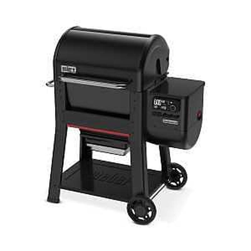 Weber SEARWOOD 1500120 Pellet Grill, 648 sq-in Primary Cooking Surface, Black