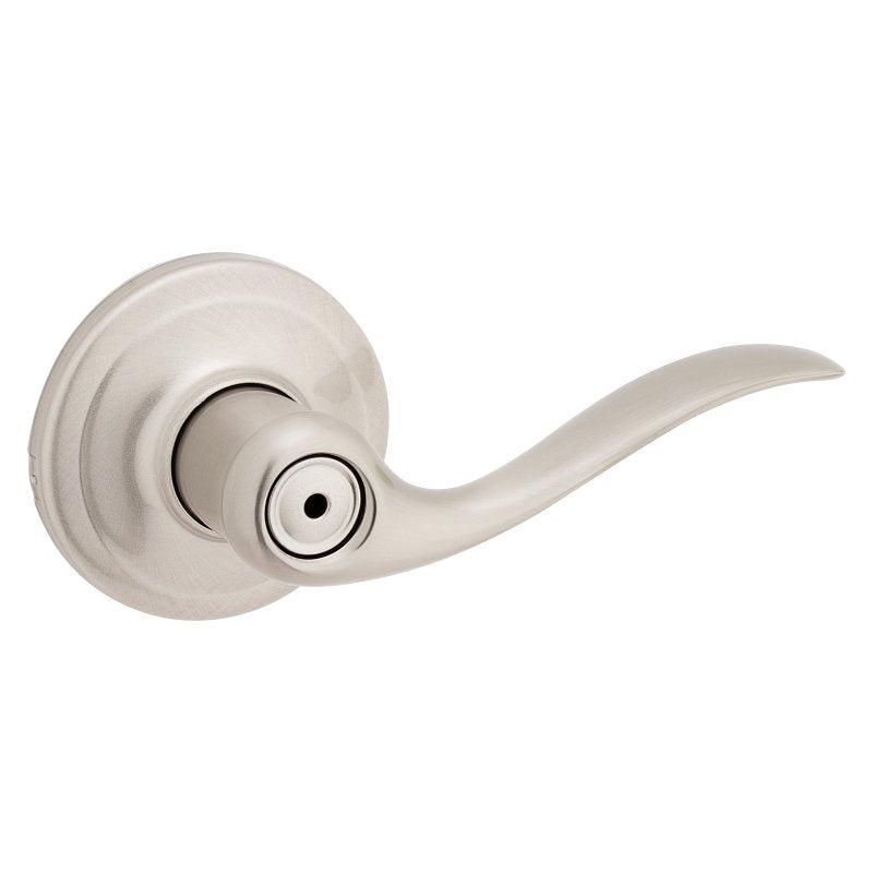 Kwikset Signature Series 730TNL 15 6AL RCS BP Privacy Lever, Thumbturn Lock, Satin Nickel, Zinc, Residential, 2 Grade