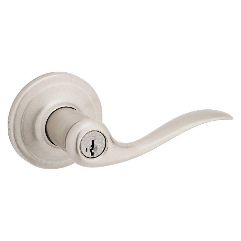 Kwikset Signature Series 740TNL 15 SMT 6AL RCS Entry Lever, Satin Nickel, Zinc, Residential, Reversible Hand, 2 Grade