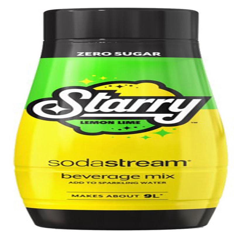 Sodastream Starry 1924226011 Zero Sugar Soda Drink Mix, Water, Lemon Lime, 14.9 fl-oz Bottle