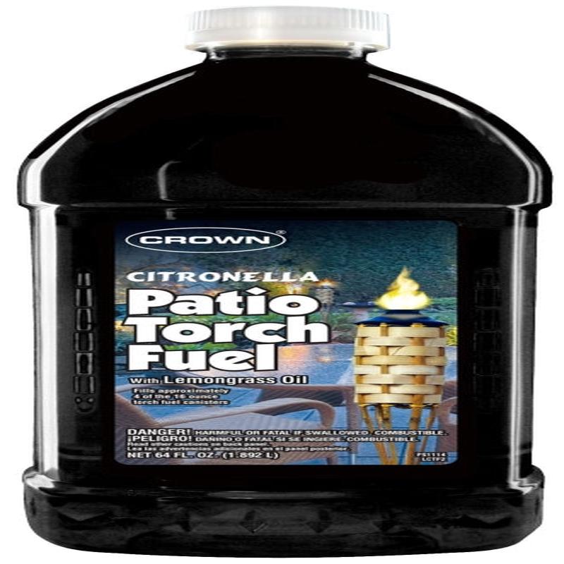 Crown CR.CTL.P.50 Patio Torch Fuel, Citronella, Lemongrass, 50 oz
