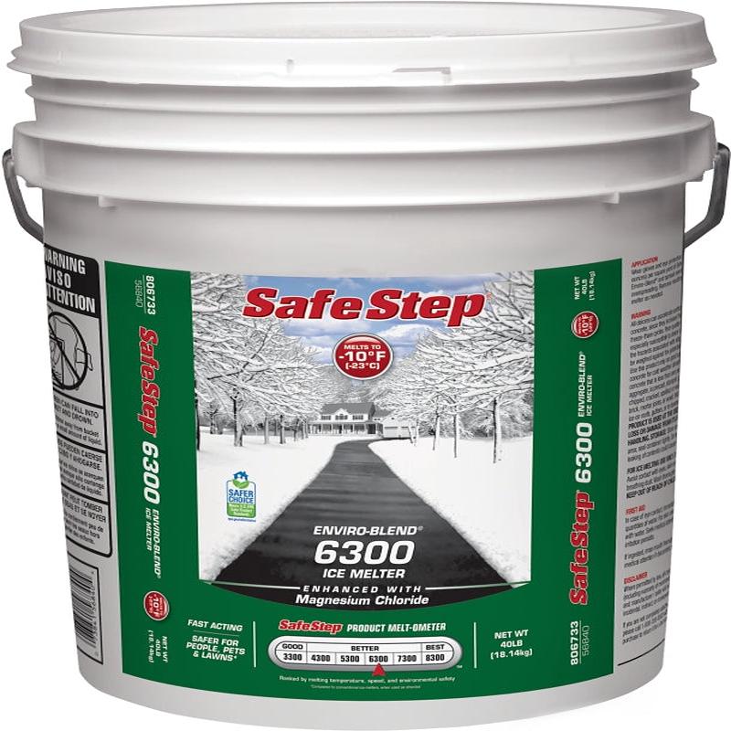 Safe Step 56840 Ice Melter, Crystalline Solid, White, 40 lb Pail