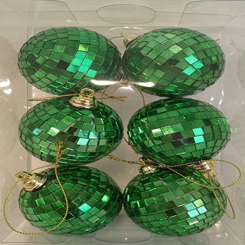 Santas Forest 99952 Ornament, 60 mm, Faceted, Plastic and Foam, Assorted