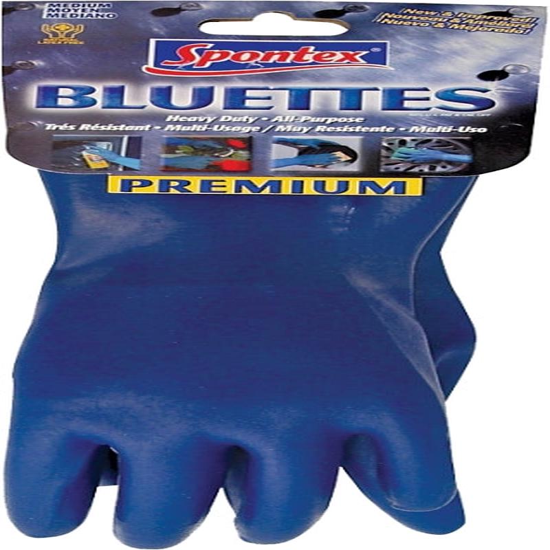 Spontex Bluettes 34331128 Protective Gloves, L, Neoprene, Blue