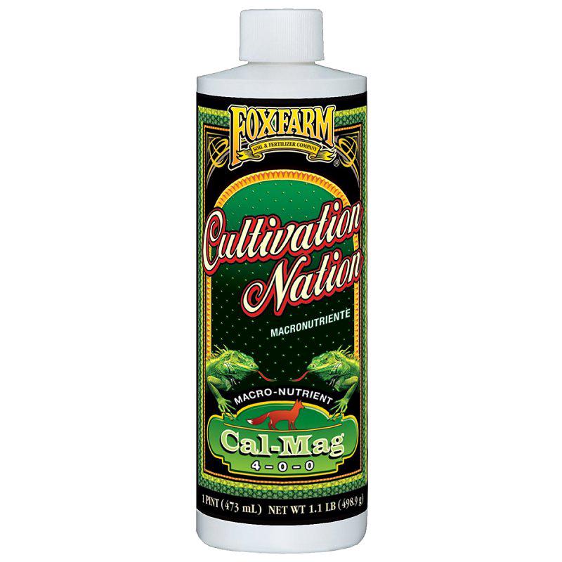Foxfarm Cultivation Nation FXF270314 Cal-Mag Supplement, 1 pt, Liquid, 4-0-0 N-P-K Ratio