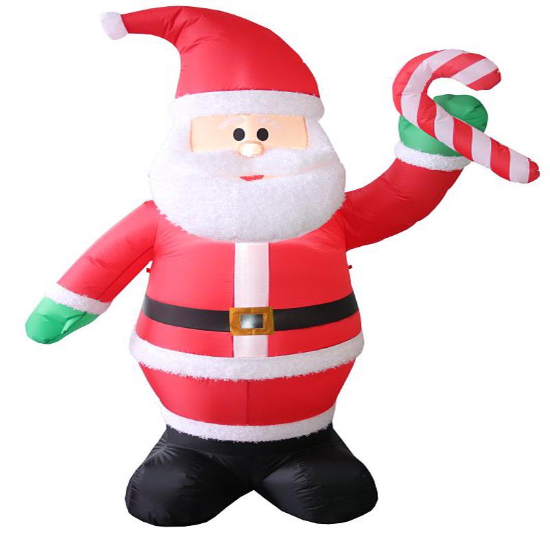 J Hofert Co 5601 Inflatable Santa Claus, 8 ft