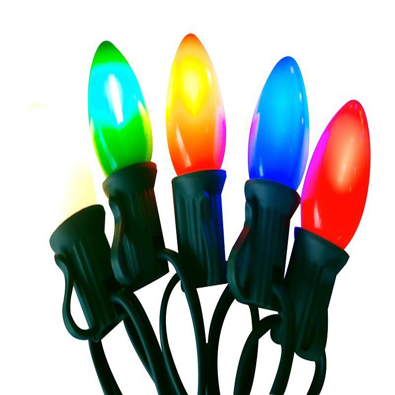 Santas Forest 24710 LED Filament Retro Light Set, 25-Lamp, LED, Multi-Color, 25000 hr Average Life, 17 ft L