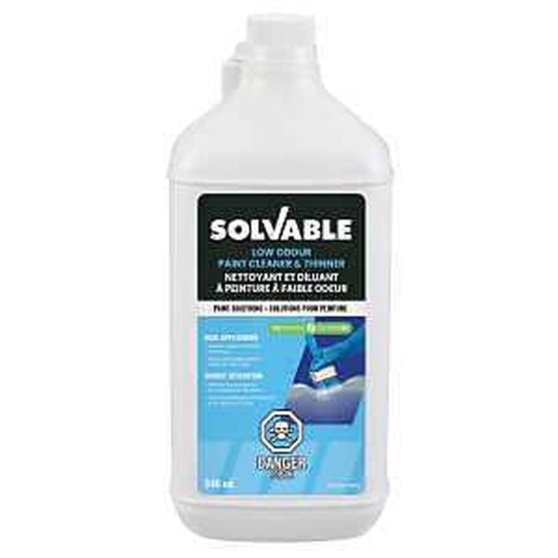 Solvable 53-311V Paint Cleaner and Thinner, Liquid, Low, 946 mL Bottle