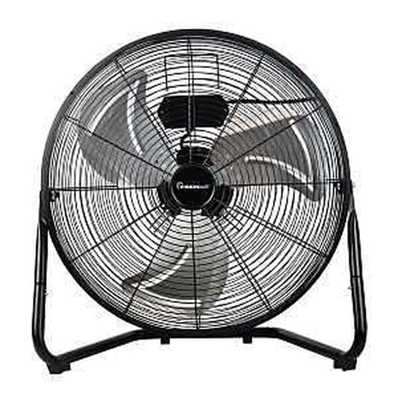 VisionAir 1VAFHV20 High-Velocity Floor Fan with Aluminum Oil Bearing Motor, 120 V, 20 in Dia Blade, 3-Speed