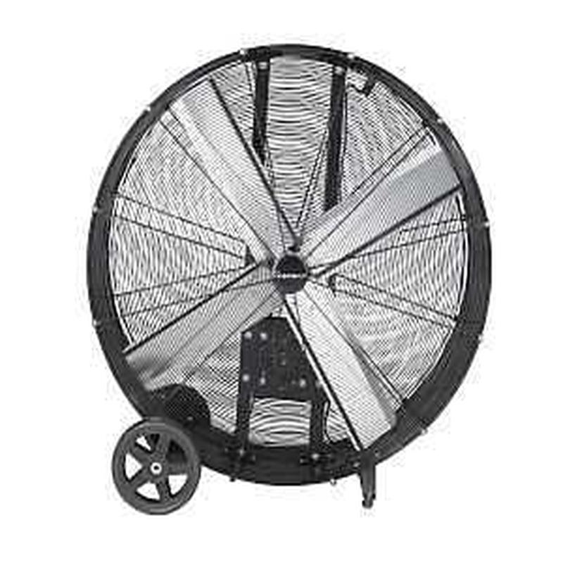 VisionAir 2VAFDRUMB42 Heavy-Duty High-Velocity Drum Fan, 120 V, 42 in Dia Blade, 2-Speed, 15,439 cfm Air