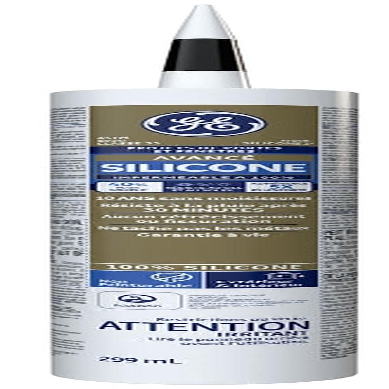 GE Silicone II SE2183 Window and Door Sealant, Black, 10.1 oz