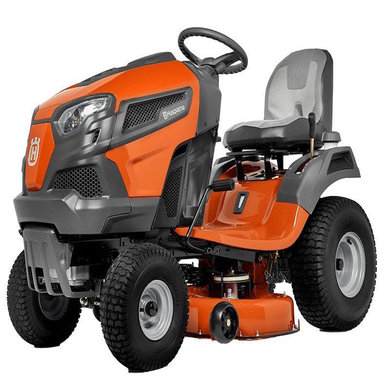 Husqvarna 100 Series 960 43 03-45 Riding Lawn Mower, 22 hp, 44 cu-in Engine Displacement, 2-Cylinder, 42 in W Cutting