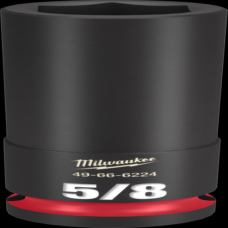 Milwaukee SHOCKWAVE Impact Duty Series 49-66-6224 Deep Impact Socket, 5/8 in Socket, 1/2 in Drive, Square Drive