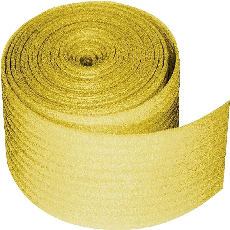 Innovative Energy W506 Sill Seal, 3-1/2 in W, 50 ft L Roll, Polyethylene, Yellow
