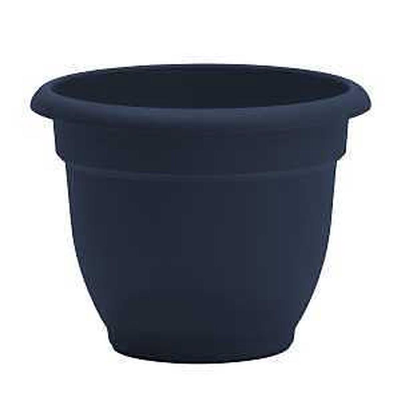Bloem Ariana Series AP1270 Planter, Elegant, Traditional Design, Resin, Navy