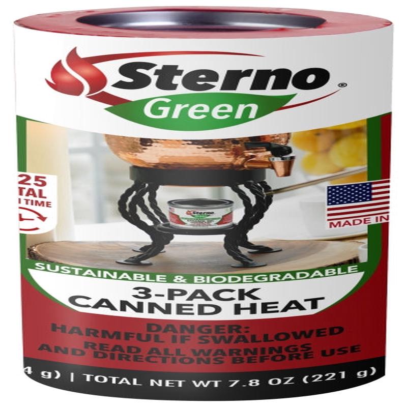 Sterno 20602 Cooking Fuel, 2.05 oz Can, 45 min Burn Time