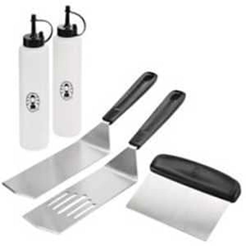 Coleman CTA-8000 BBQ Griddle Tool Kit, Heavy-Duty, Stainless Steel, Silver