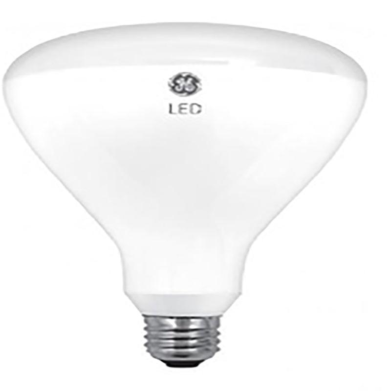 GE 41055 LED Bulb, Flood/Spotlight, BR40 Lamp, 85 W Equivalent, E26 Lamp Base, Dimmable, Soft White Light