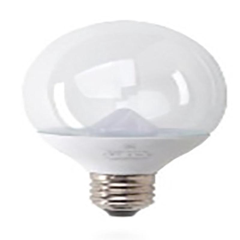 GE Industrial Solutions 28280 LED Bulb, Globe, G16.5 Lamp, 25 W Equivalent, E12 Lamp Base, Dimmable, Frosted
