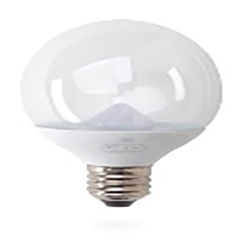 GE Industrial Solutions 28297 LED Bulb, Globe, G16.5 Lamp, 25 W Equivalent, E12 Lamp Base, Dimmable, Clear