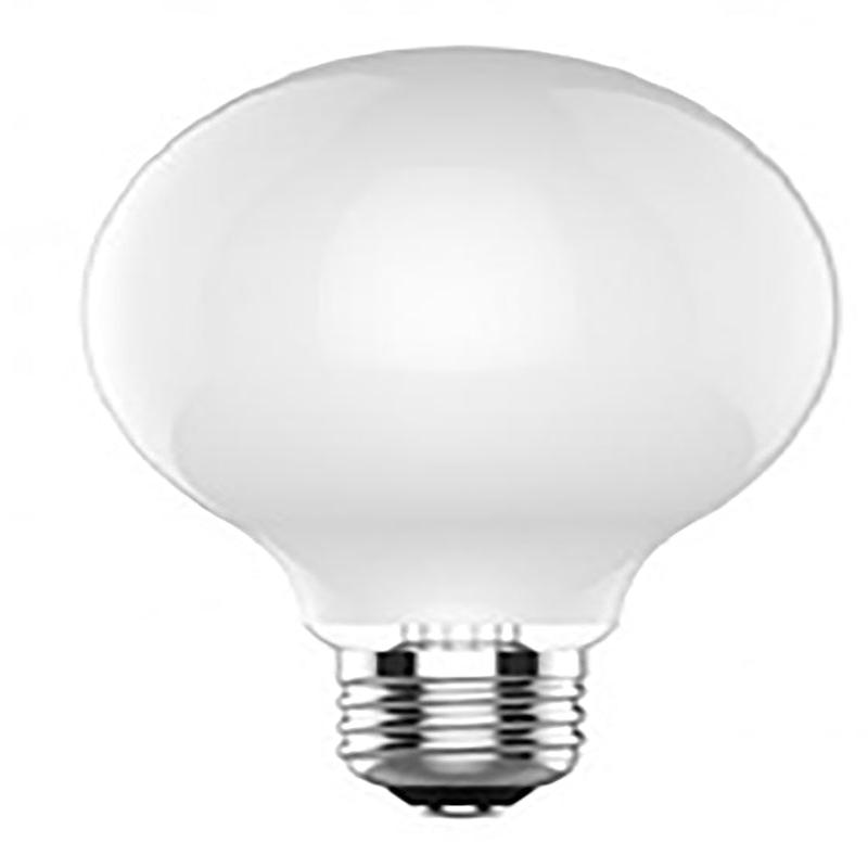 GE Industrial Solutions 28357 LED Bulb, Globe, 350 Lumens, 4.5 W, G25 Lamp, 40 W Equivalent, E26 Lamp Base, Dimmable