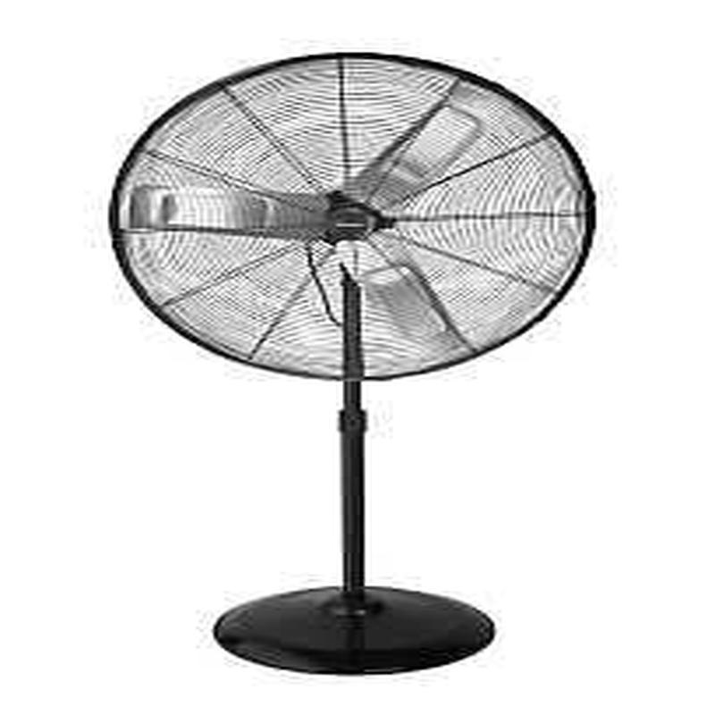 VisionAir 2VAFP30 Heavy-Duty Oscillating High-Velocity Pedestal Fan, 120 V, 30 in Dia Blade, 3-Speed, 7558 cfm Air