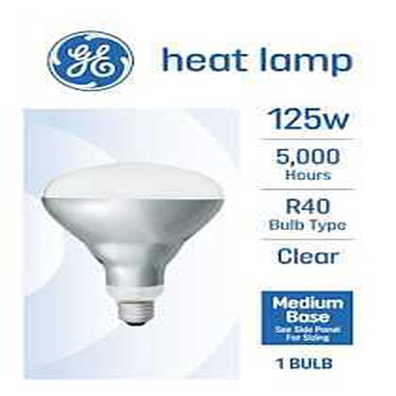 GE 93116244 Specialty Light Bulb, 125 W, BR40 Lamp, E26 Medium Lamp Base, 2500 K Color Temp, Soft White Lamp
