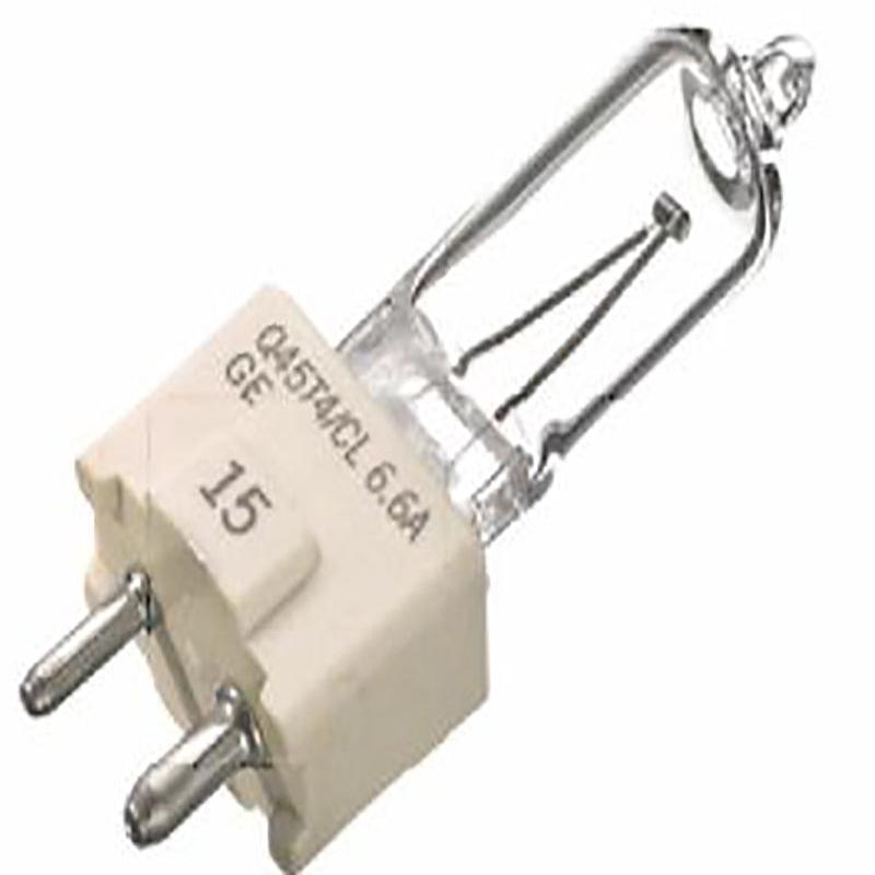 GE 97665 Halogen Bulb, 50 W, G8 Bi-Pin Lamp Base, T4 Lamp, 700 Lumens, 2750 K Color Temp, 1300 hr Average Life