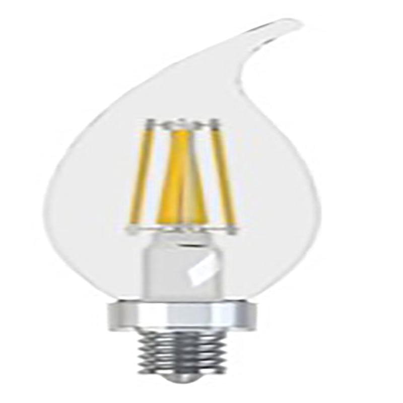 GE 24528 LED Bulb, Decorative, 300 Lumens, 3.5 W, CAC Lamp, 40 W Equivalent, Candelabra Lamp Base, Dimmable, Daylight