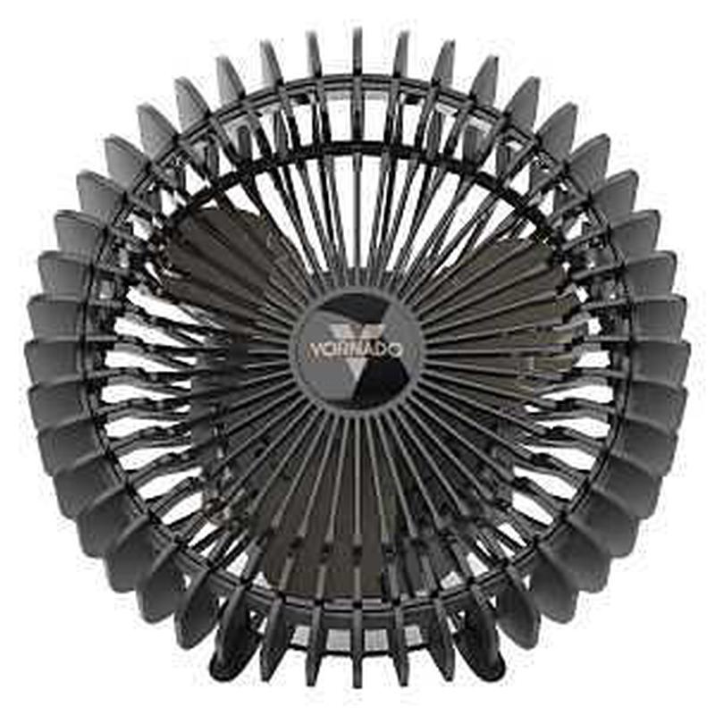 Vornado Fly Move FA1-0237-06 Rechargeable Fan, 3-Blade, 3-Speed, Black