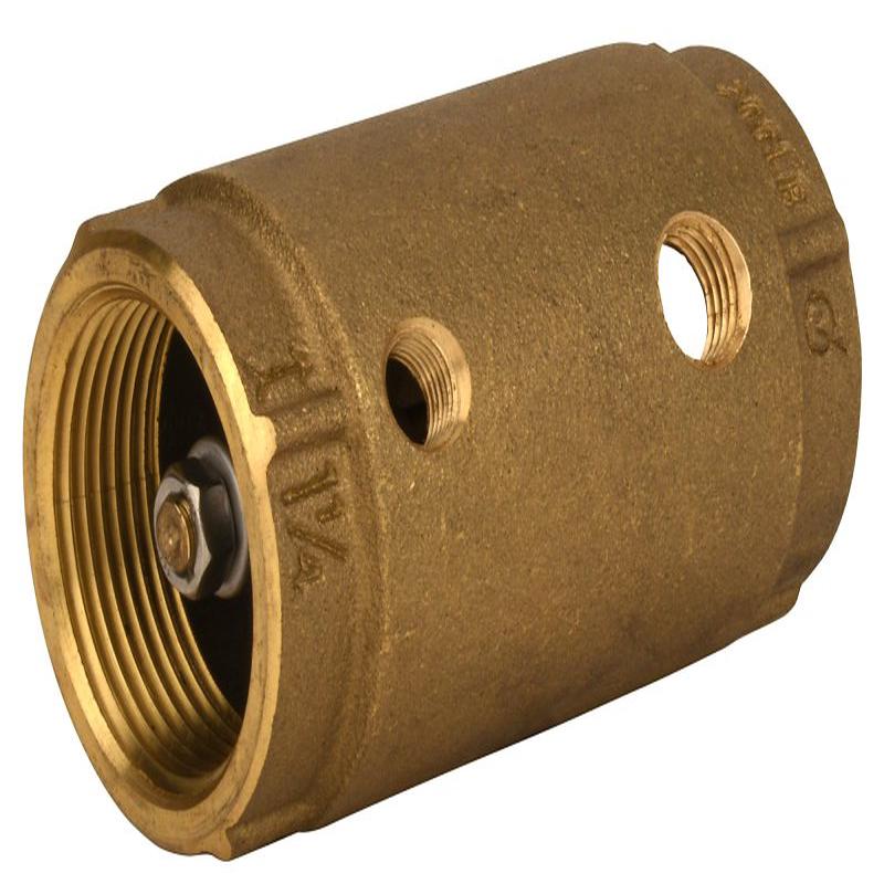 Water Source CCC-125NL Check Valve, 1-1/4 in, Brass Body