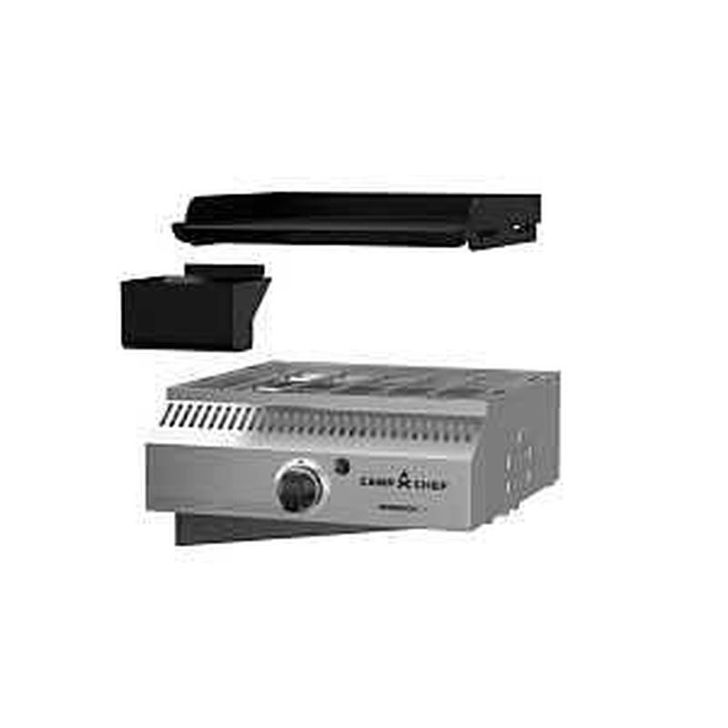 Camp Chef PG14 Pellet Grill Sidekick Cooking System, Aluminum, Black, For: CAMP CHEF 14 in Accessories