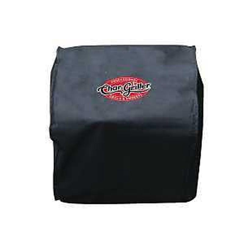 Char-Griller 2455 Side Fire Box Grill Cover, 20 in W, 18 in D, 18 in H, Polyester, Black
