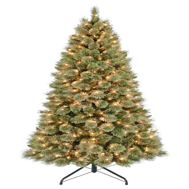 Puleo Asia Limited 357-4048-T70C4 Artificial Tree, 7 ft, Cashmere Monterey Pine Family, CUL adaptor, Warm White LED