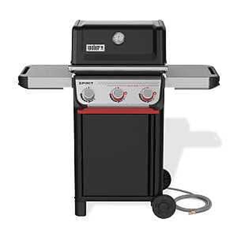 Weber 1500844 Spirit Series E-325 Gas Grill, 31,000 Btu , Natural Gas, 3-Burner, 360 sq-in Primary Cooking Surface, Smoker Included: No