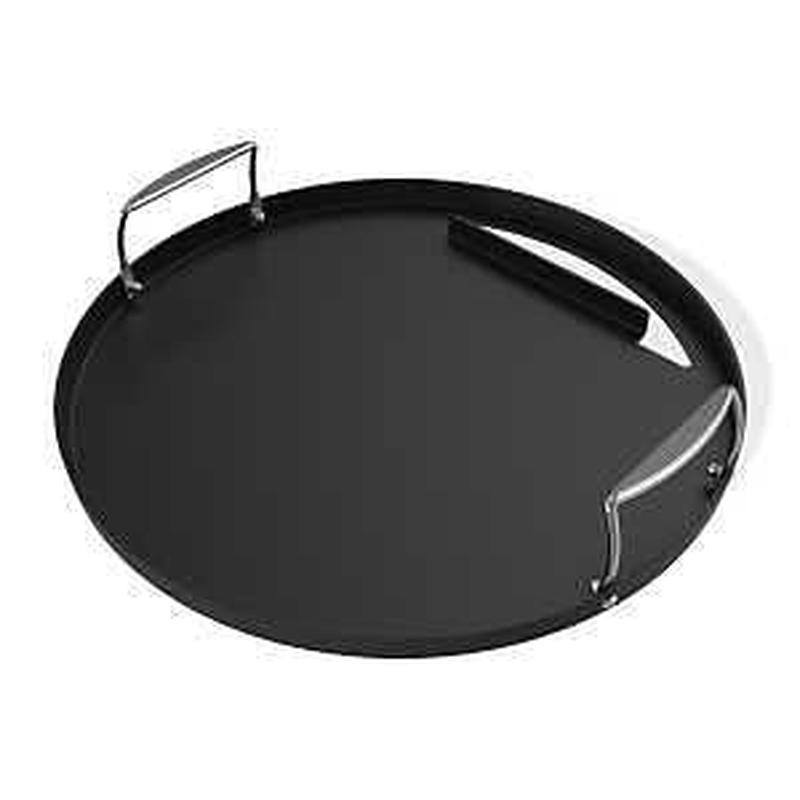 Weber 3400382 Griddle Insert, Rust-Resistant, Carbon Steel, Black, For: 22 in Weber Charcoal Grills