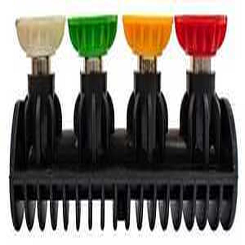 Forney 75151 Nozzle Holder and Nozzle, 0, 15, 25, 40 deg Angle, 1/4 in Nozzle, Quick-Connect, Polymer/Stainless Steel