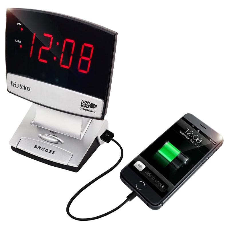 Westclox 71014X Alarm Clock, 0.9 in LED Display