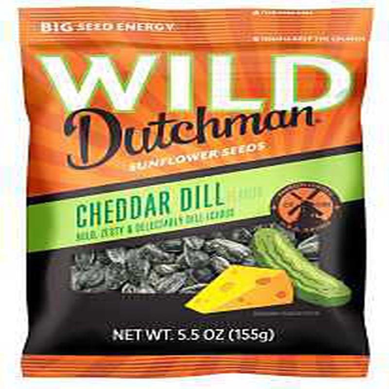 WILD Dutchman 508 Sunflower Seeds, Cheddar Dill, 5.5 oz Bag