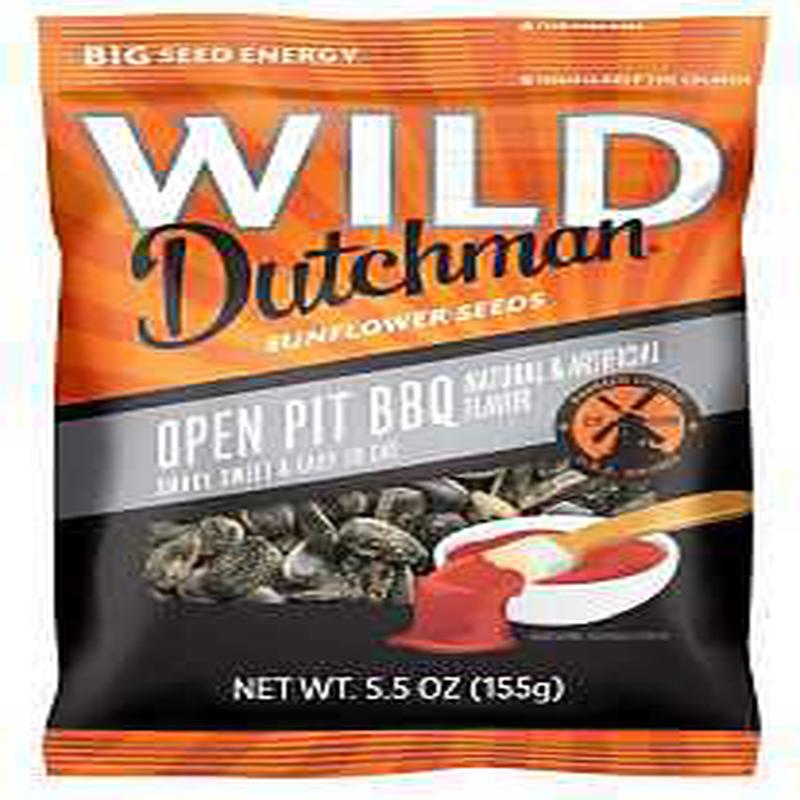 WILD Dutchman 519 Sunflower Seeds, Open Pit BBQ, 5.5 oz Bag