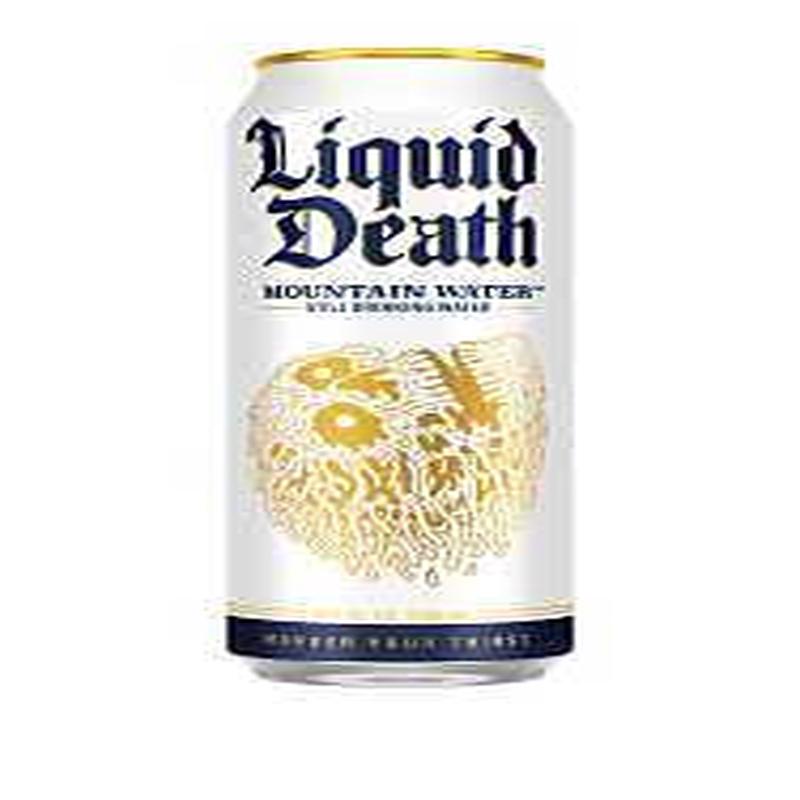 Liquid Death 1700079 Mountain Water, 19.2 oz Can