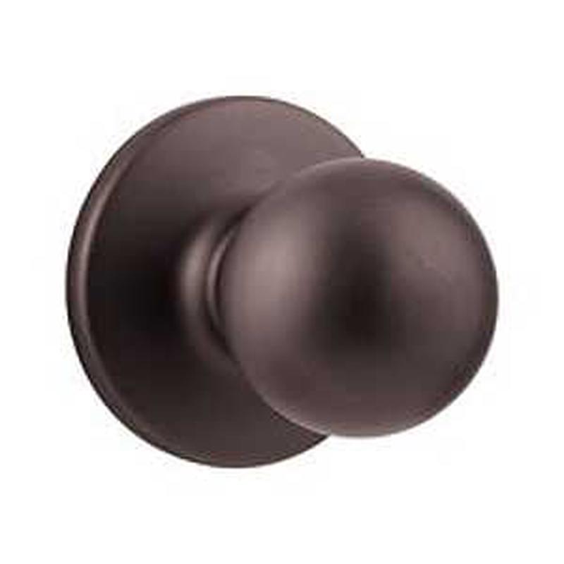 Kwikset 200P 11PRCALRCSV1 Passage Knob, Polo, 2-23/32 in L x 2-5/8 in W x 2-5/8 in H Dimensions, Zinc