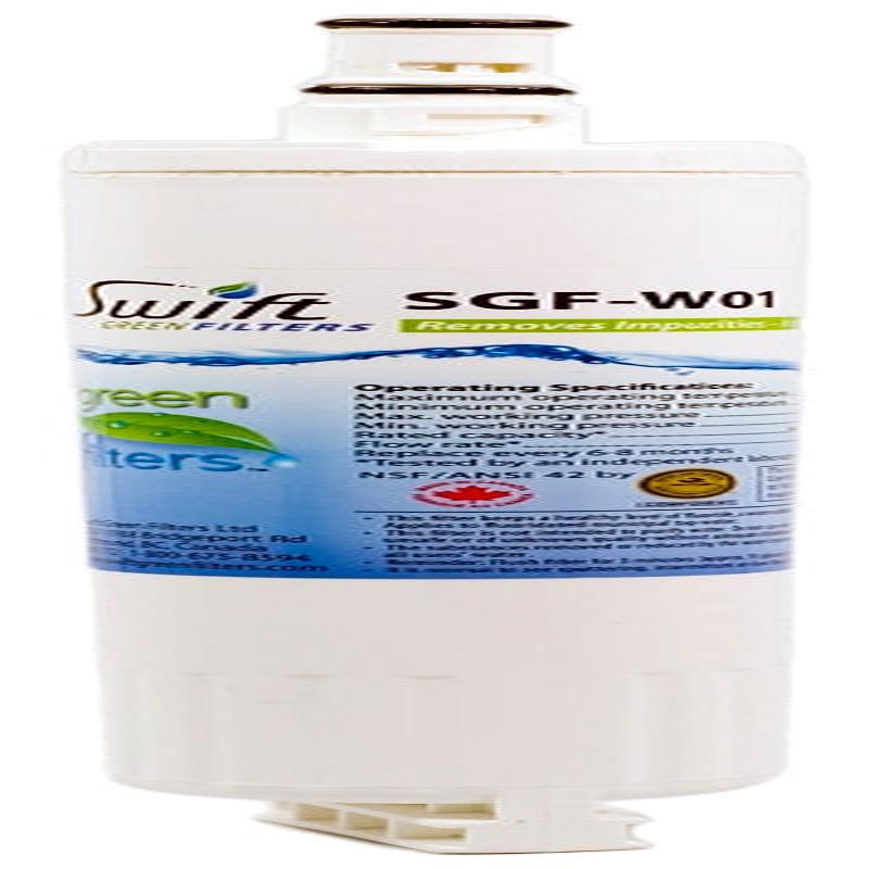 Swift Green Filters SGF-W01 Refrigerator Water Filter, 0.5 gpm, 0.6 to 38 Deg C Temperature
