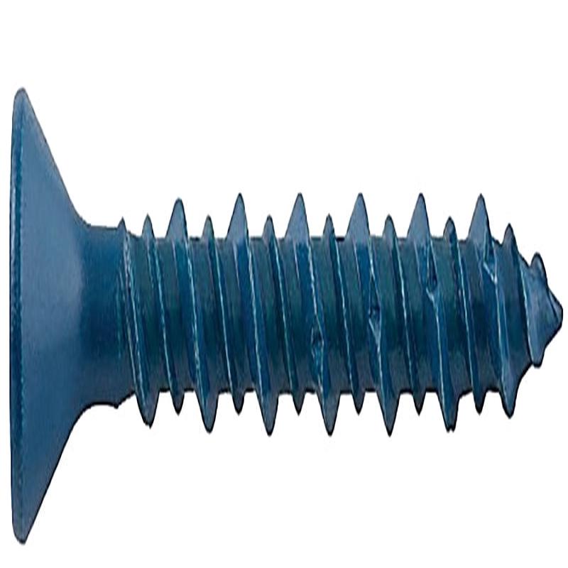 DeWALT UltraCon+ Series DFM12766 Concrete Screw Anchor, 1/4 in Dia, 2-3/4 in L, Carbon Steel, Zinc Stalgard, 100/BX