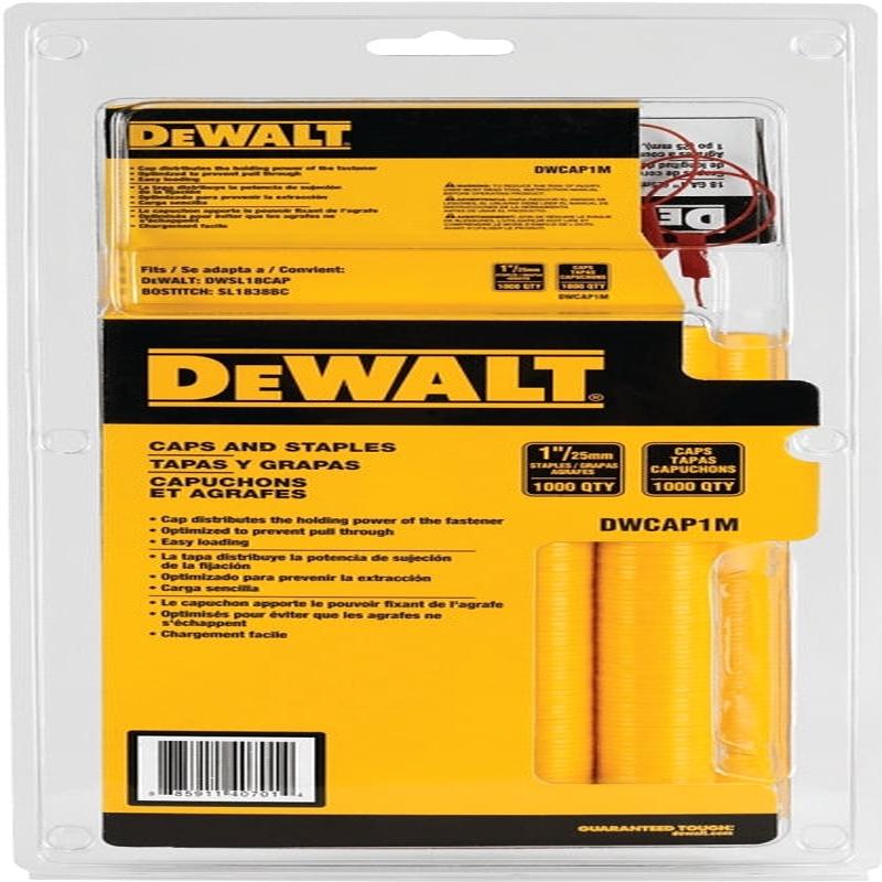 DWCAP1M CAP STAPLE PAK 18GA