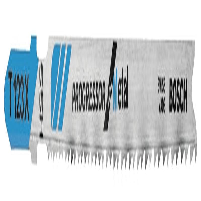 Bosch T123X Jig Saw Blade, 5/16 in W, 4 in L, 10/24 TPI