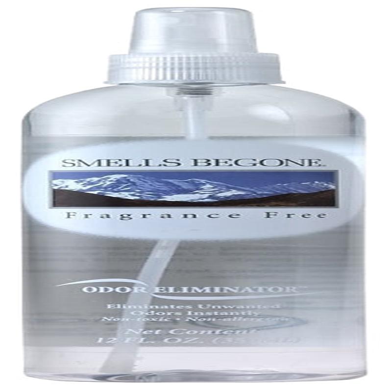 Smells Begone 00112 Odor Eliminator, 12 oz, Faint Blue, Clear
