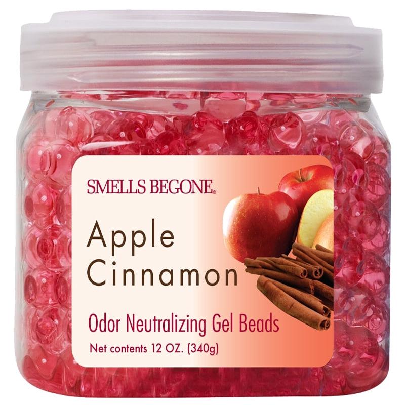 Smells Begone 52812 Odor Neutralizing Gel, 12 oz, Jar, Apple Cinnamon, 450 sq-ft Coverage Area