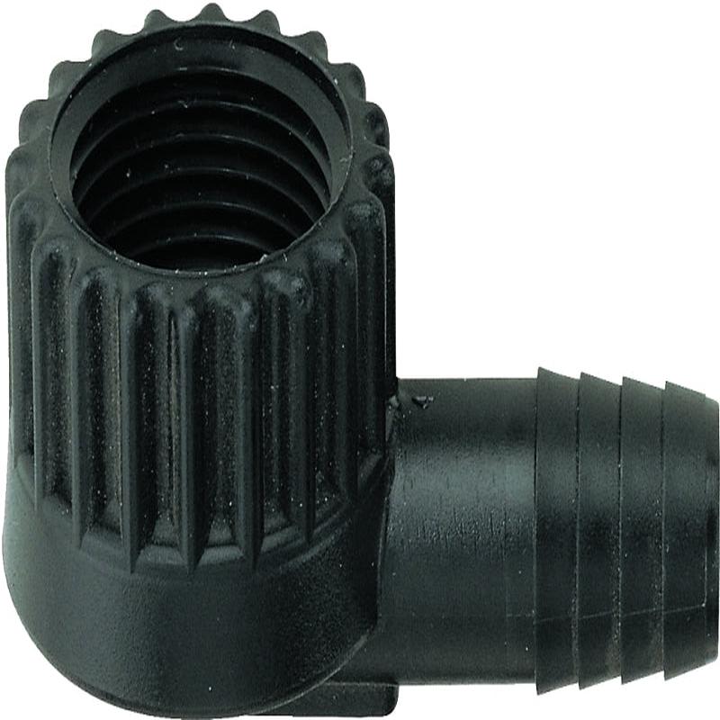 Toro 53306 Elbow, 3/8 x 1/2 in Connection, Barb x FNPT, Plastic